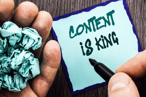 محتوا پادشاه است